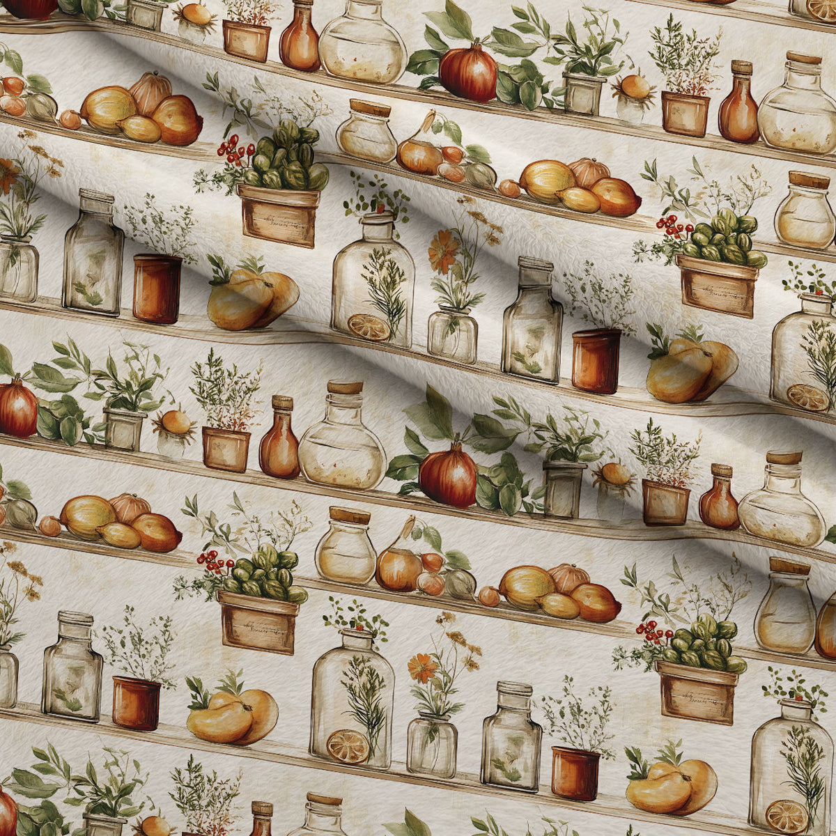 Rustic Pantry Pattern 3 Minky Fabric