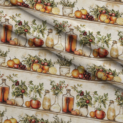 Rustic Pantry Pattern 4 Minky Fabric