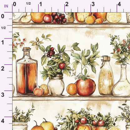 Rustic Pantry Pattern 4 Minky Fabric
