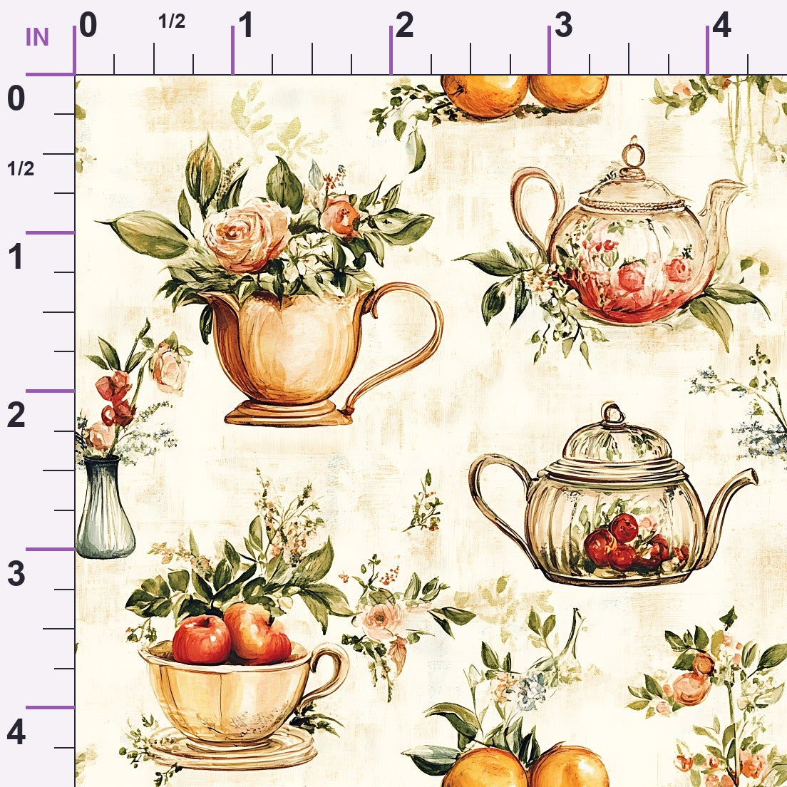 Rustic Pantry Pattern 5 Minky Fabric