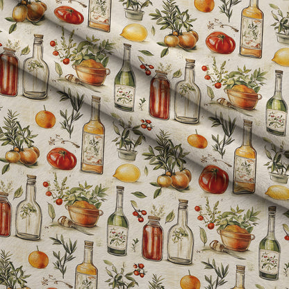 Rustic Pantry Pattern 6 Minky Fabric