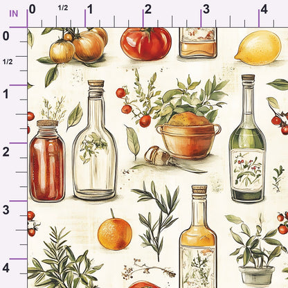 Rustic Pantry Pattern 6 Minky Fabric