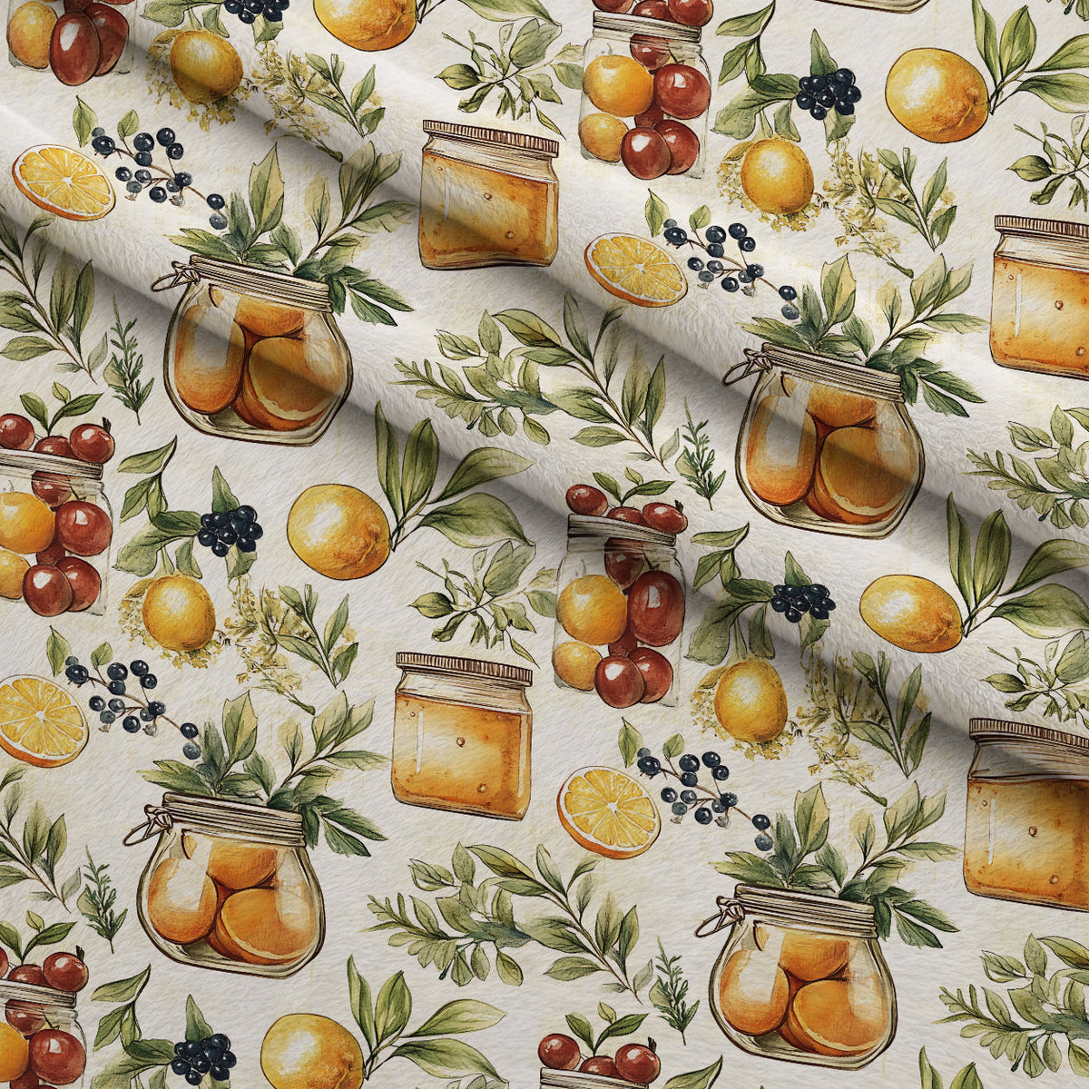 Rustic Pantry Pattern 7 Minky Fabric