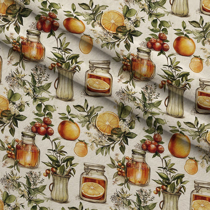Rustic Pantry Pattern 8 Minky Fabric