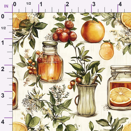 Rustic Pantry Pattern 8 Minky Fabric