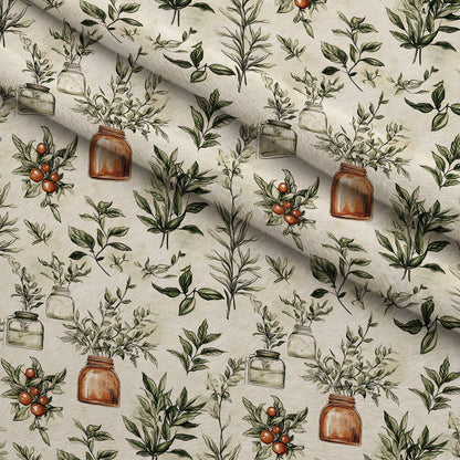Rustic Pantry Pattern 9 Minky Fabric