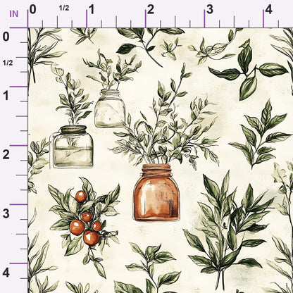 Rustic Pantry Pattern 9 Minky Fabric