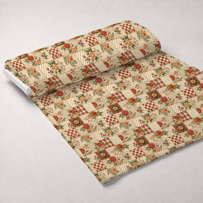 Rustic Patchwork Quilt Pattern 5 Minky Fabric