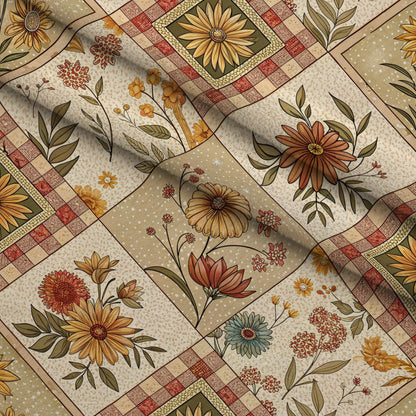 Rustic Patchwork Quilt Pattern 6 Minky Fabric