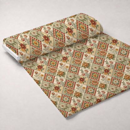 Rustic Patchwork Quilt Pattern 8 Minky Fabric