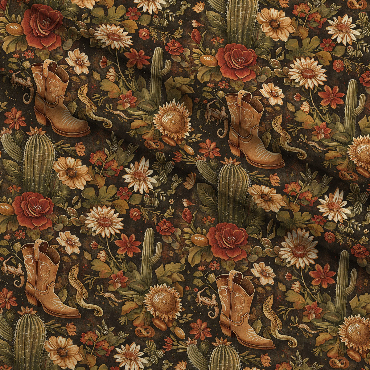Rustic Rodeo Pattern 1 Minky Fabric