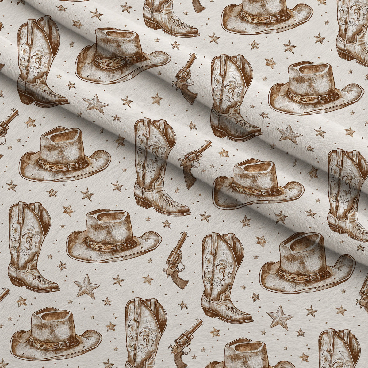 Rustic Rodeo Pattern 10 Minky Fabric