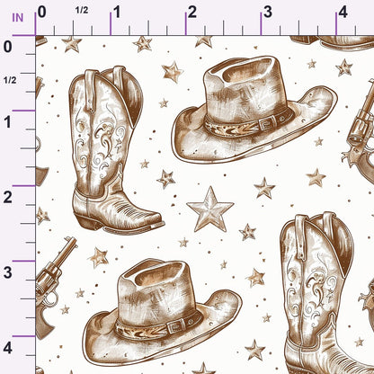 Rustic Rodeo Pattern 10 Minky Fabric