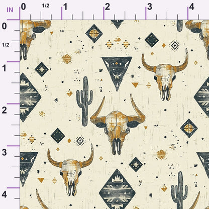 Rustic Rodeo Pattern 2 Minky Fabric