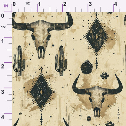 Rustic Rodeo Pattern 4 Minky Fabric