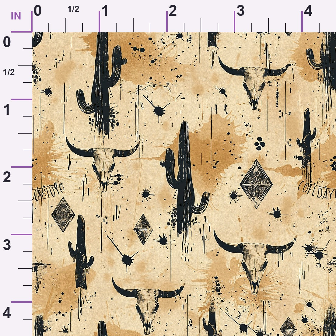 Rustic Rodeo Pattern 5 Minky Fabric