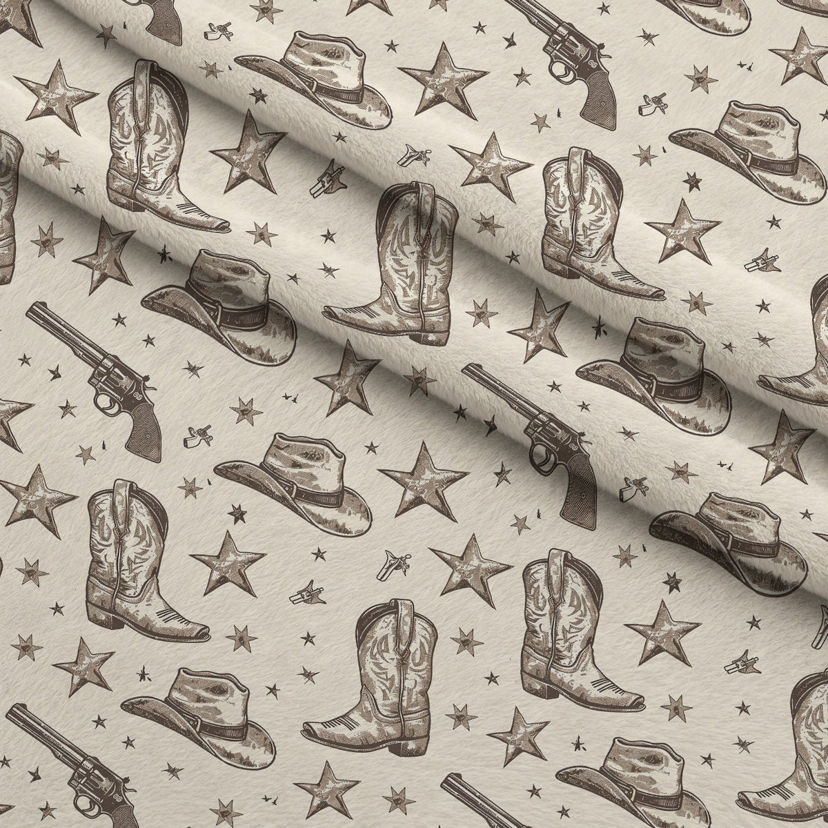 Rustic Rodeo Pattern 6 Minky Fabric