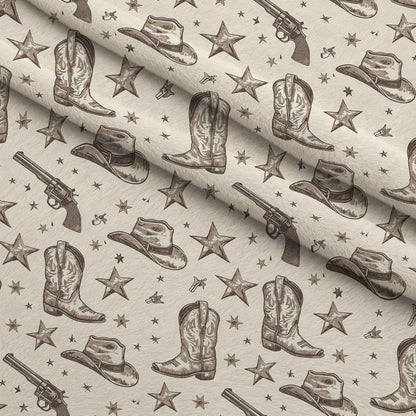 Rustic Rodeo Pattern 6 Minky Fabric