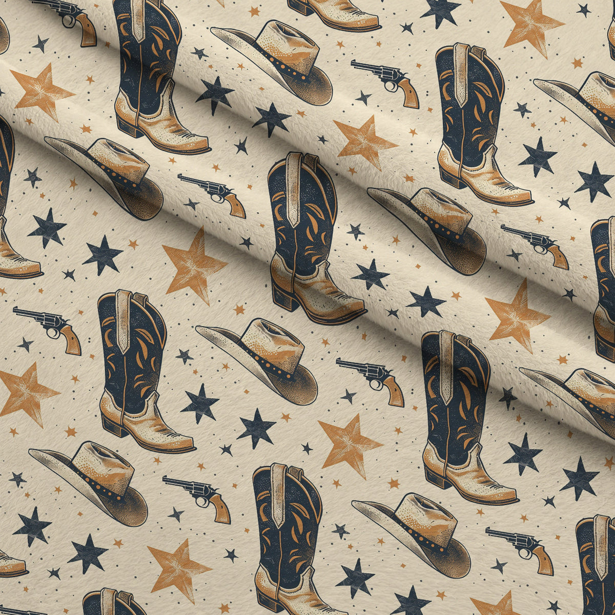 Rustic Rodeo Pattern 8 Minky Fabric