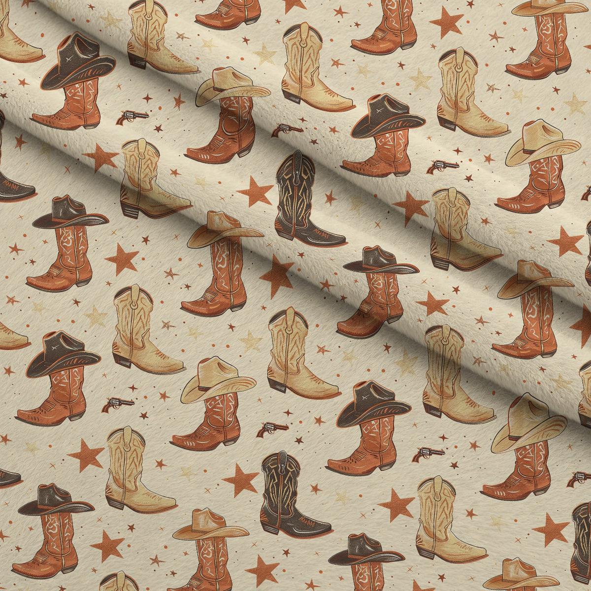 Rustic Rodeo Pattern 9 Minky Fabric