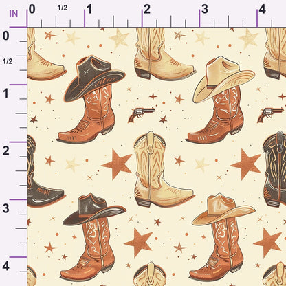 Rustic Rodeo Pattern 9 Minky Fabric