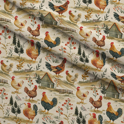 Rustic Roost Pattern 3 Minky Fabric