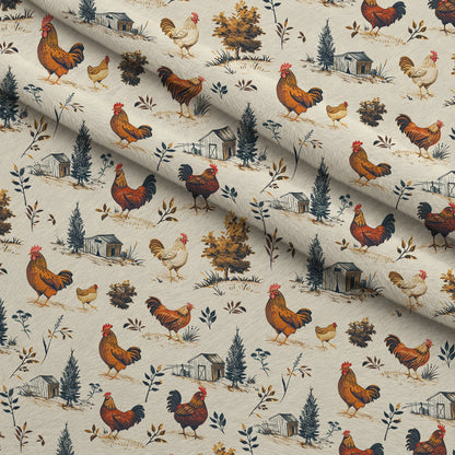 Rustic Roost Pattern 6 Minky Fabric