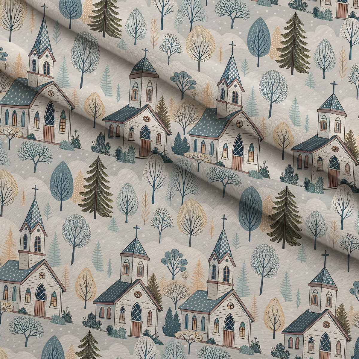 Sacred Meadow Pattern 1 Minky Fabric
