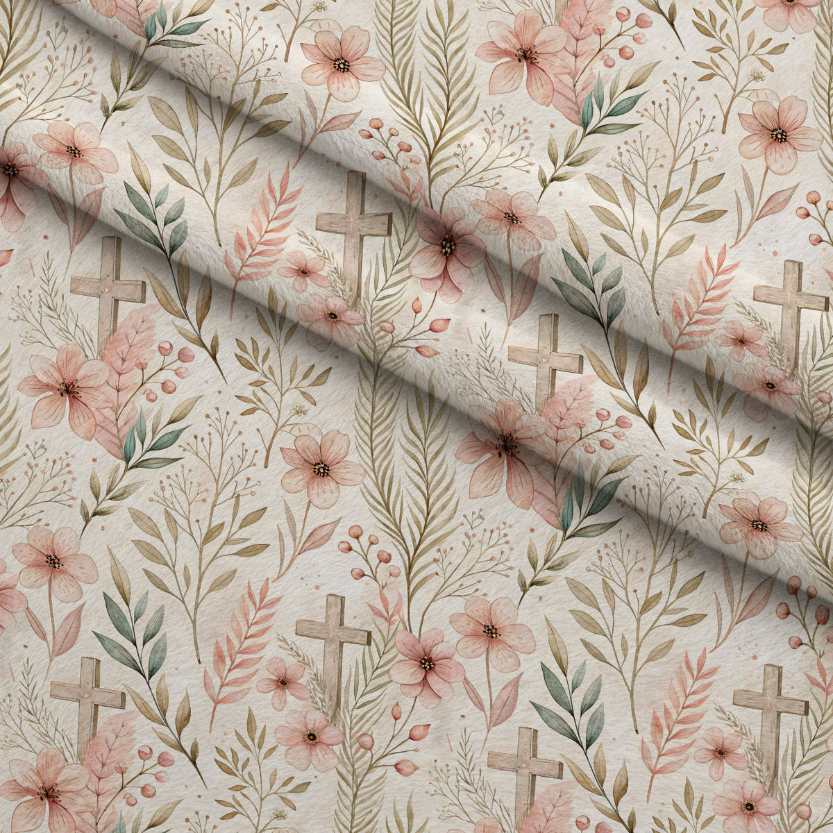 Sacred Meadow Pattern 10 Minky Fabric