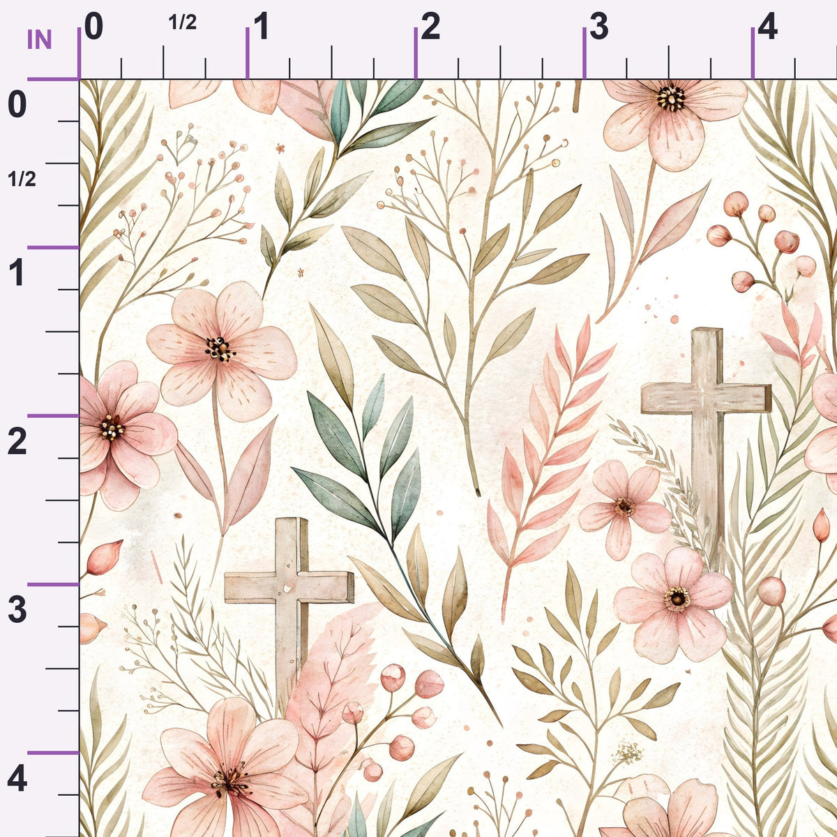 Sacred Meadow Pattern 10 Minky Fabric