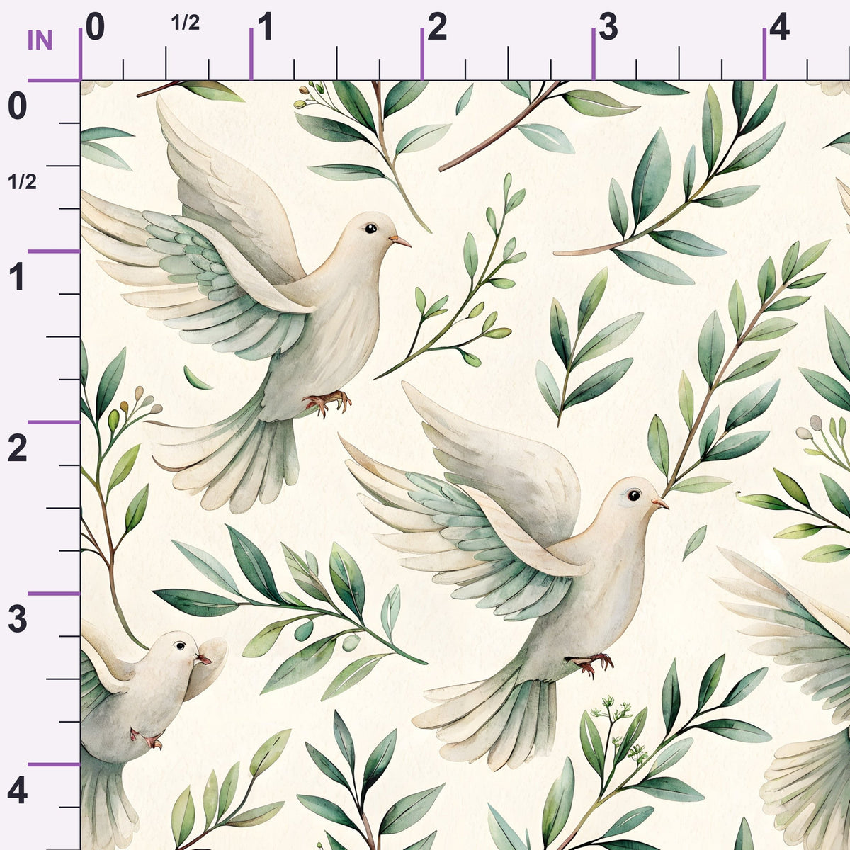 Sacred Meadow Pattern 3 Minky Fabric