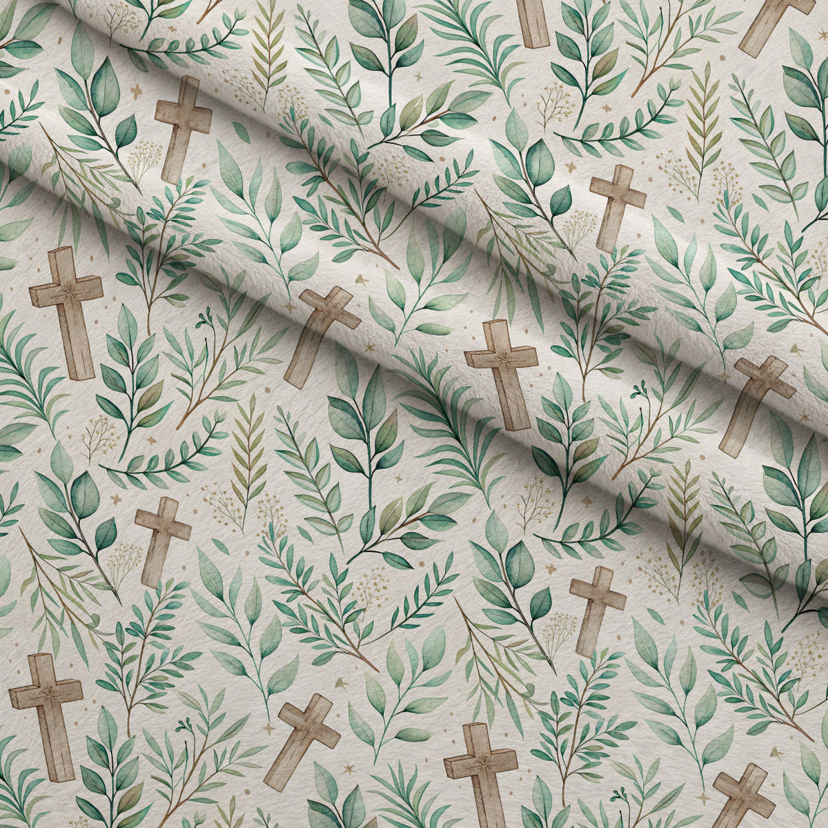 Sacred Meadow Pattern 4 Minky Fabric