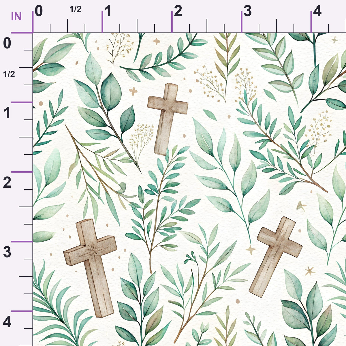 Sacred Meadow Pattern 4 Minky Fabric
