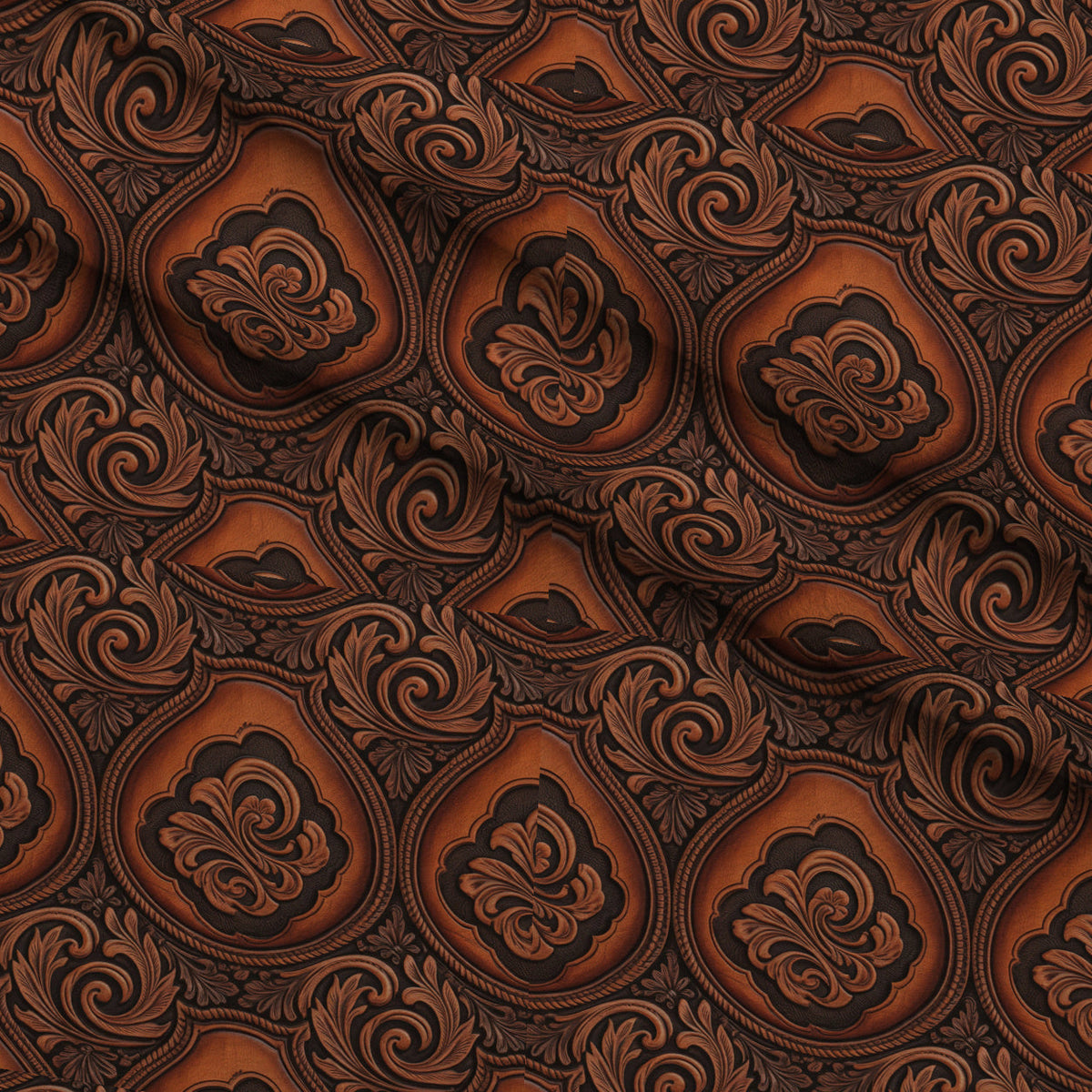 Saddle Blossom Pattern 1 Minky Fabric