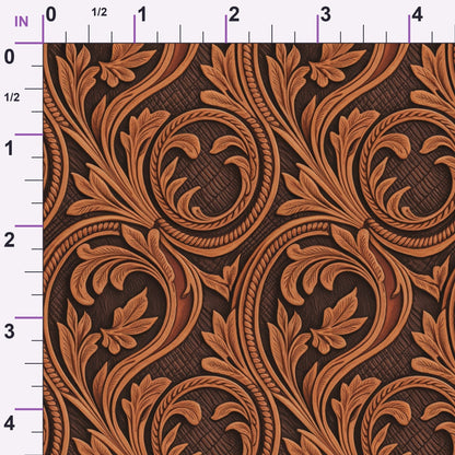 Saddle Blossom Pattern 10 Minky Fabric