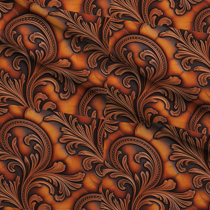 Saddle Blossom Pattern 12 Minky Fabric