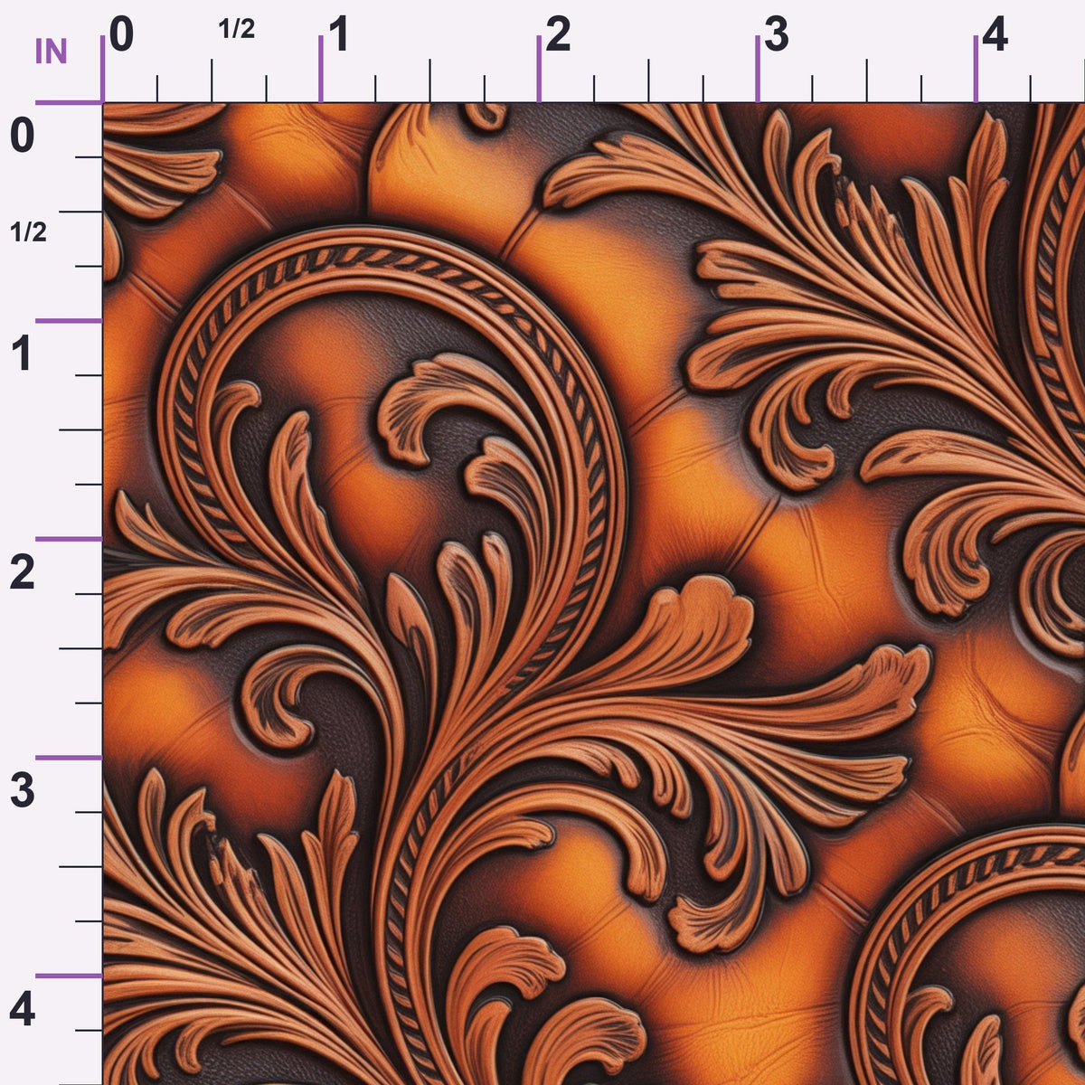 Saddle Blossom Pattern 12 Minky Fabric