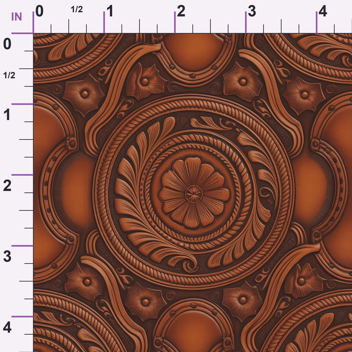 Saddle Blossom Pattern 14 Minky Fabric