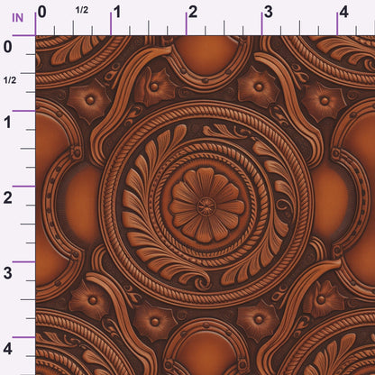 Saddle Blossom Pattern 14 Minky Fabric