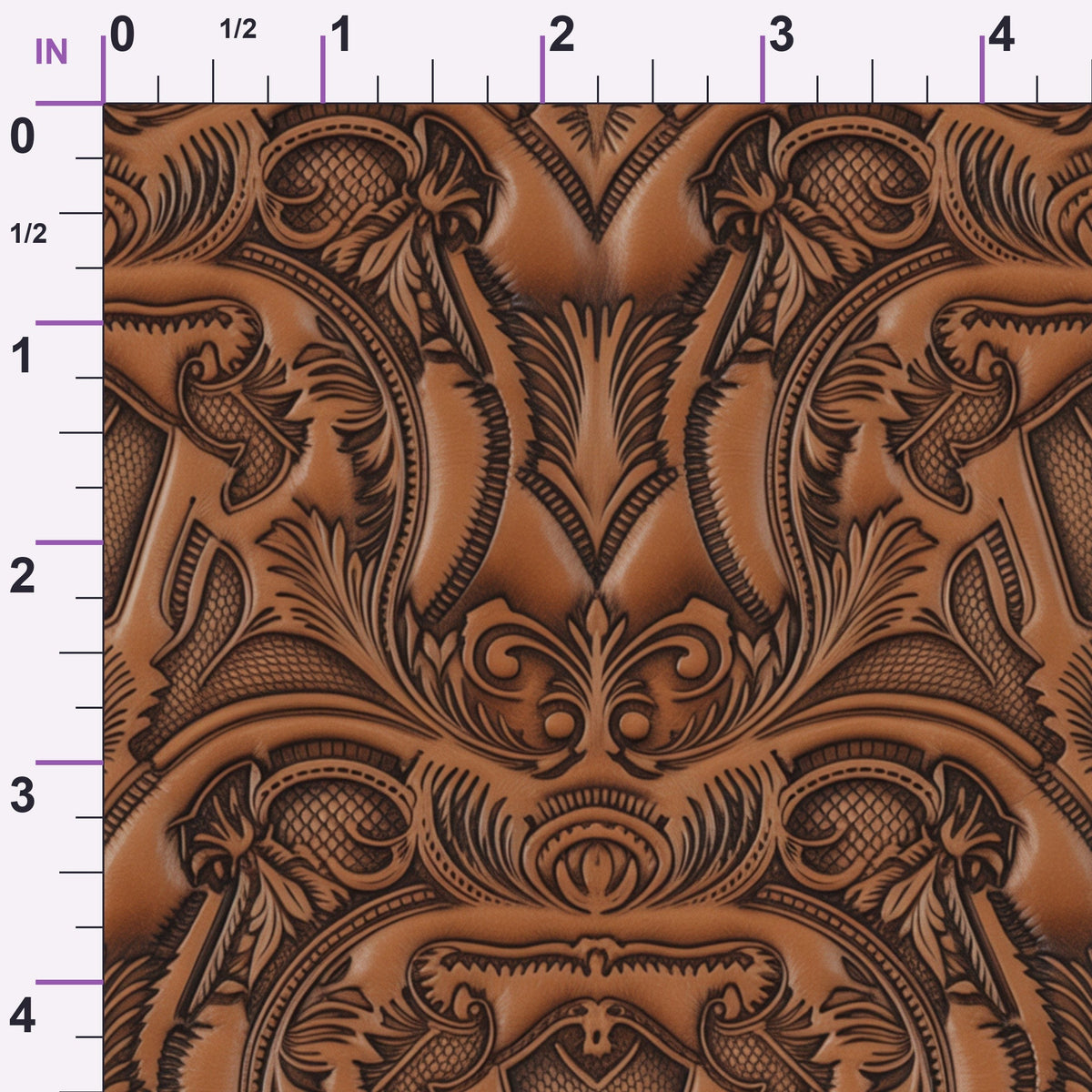 Saddle Blossom Pattern 3 Minky Fabric