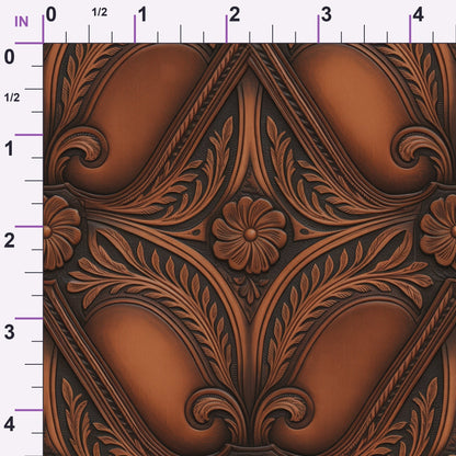 Saddle Blossom Pattern 9 Minky Fabric