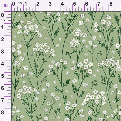 Sage Homestead Pattern 1 Minky Fabric