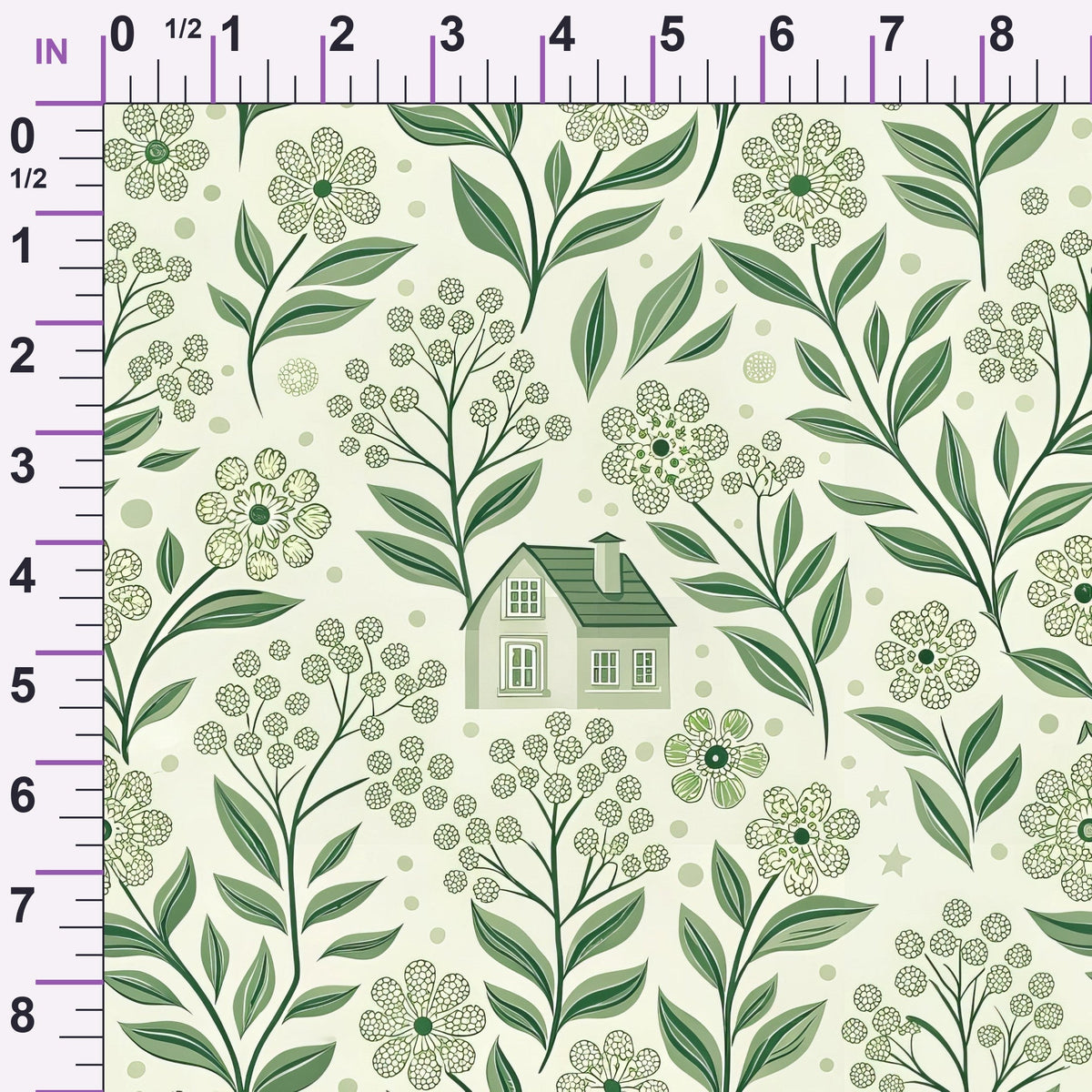 Sage Homestead Pattern 14 Minky Fabric