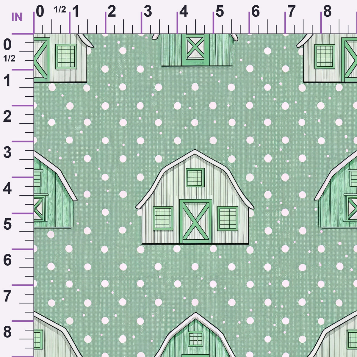 Sage Homestead Pattern 15 Minky Fabric