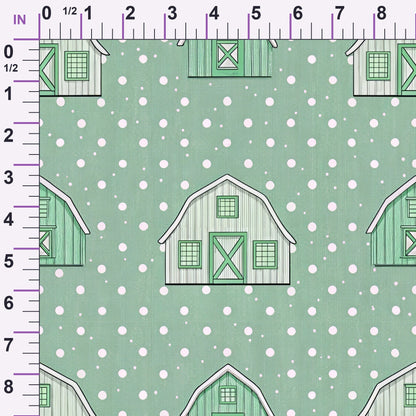 Sage Homestead Pattern 15 Minky Fabric