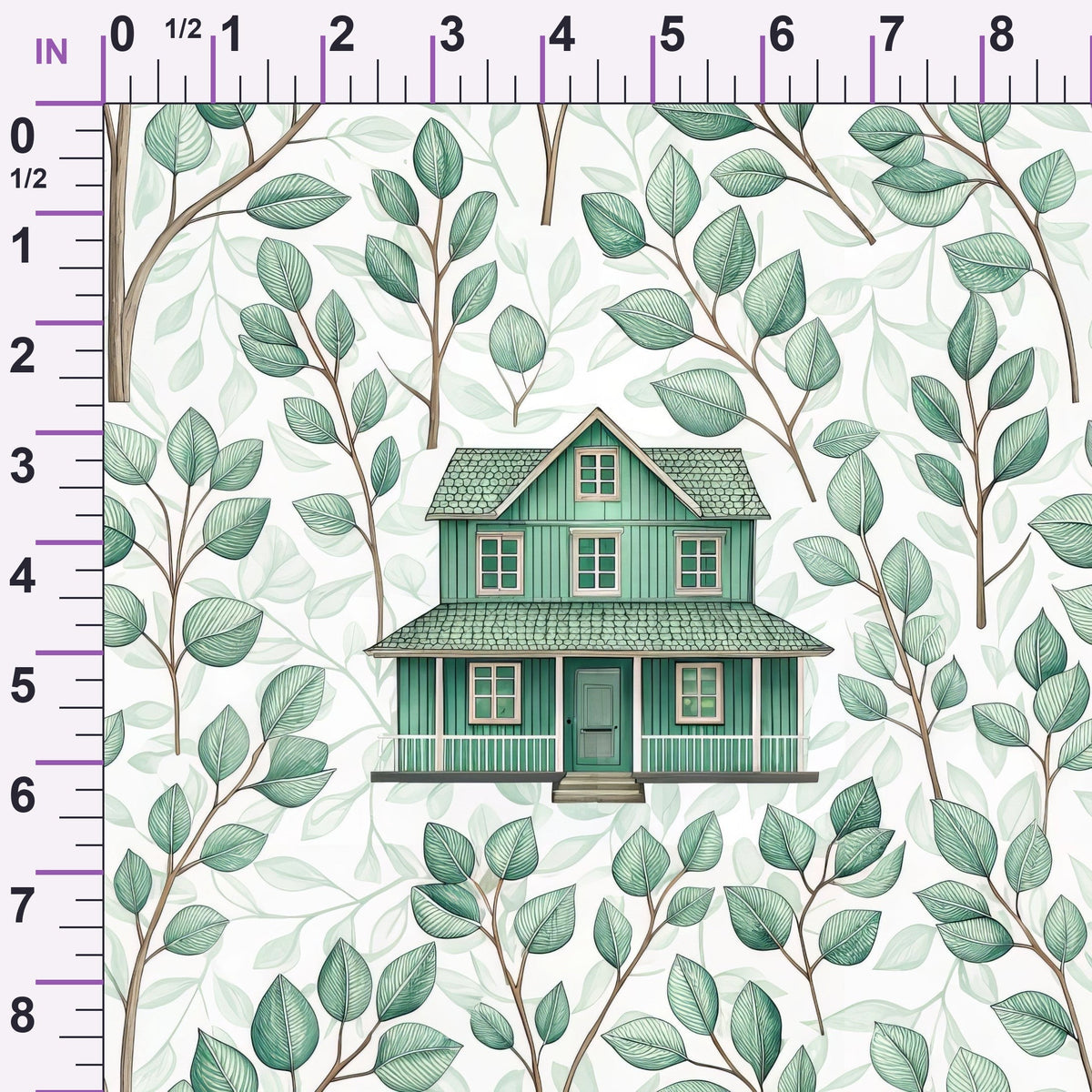 Sage Homestead Pattern 2 Minky Fabric