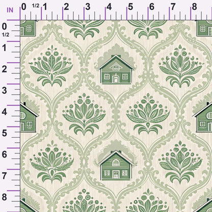 Sage Homestead Pattern 6 Minky Fabric