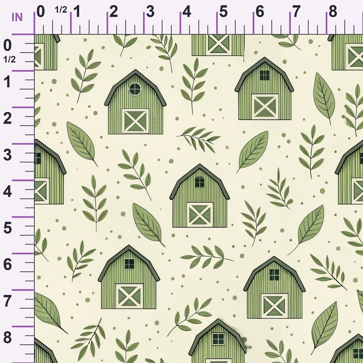 Sage Homestead Pattern 7 Minky Fabric