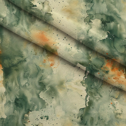 Sage Ink Wash Pattern 12 Minky Fabric