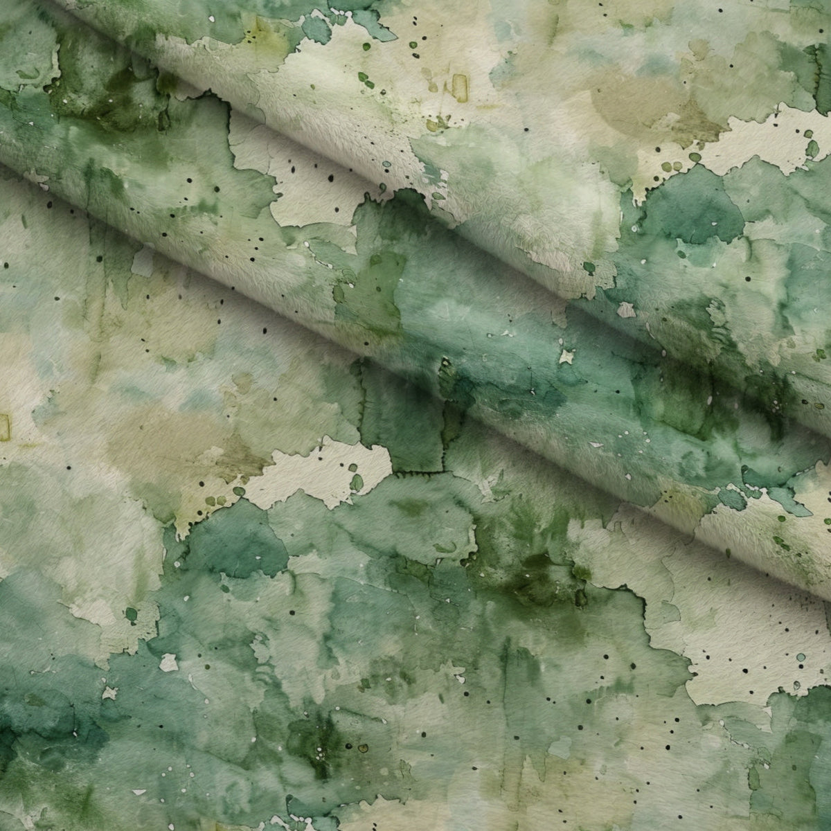 Sage Ink Wash Pattern 13 Minky Fabric